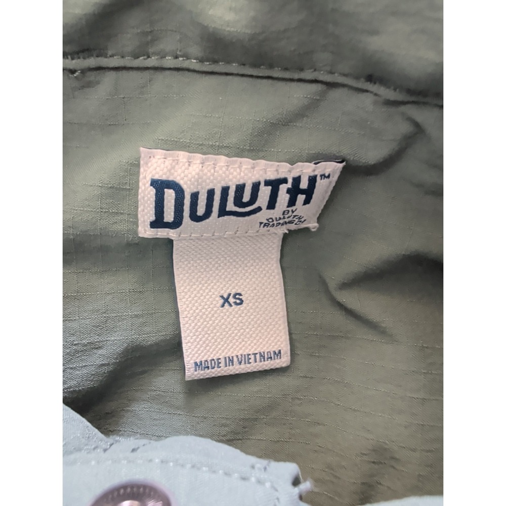 Duluth Trading Heirloom Gardening Short Coveralls Womens XS Olive Green Romper - Picture 6 of 10